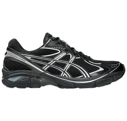 Black and silver mesh athletic shoe ASICS GT-2160 with pure silver design