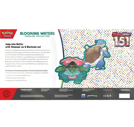 Pokémon Blooming Waters Premium Collection box featuring eaux florissantes and Nike Dunk style design