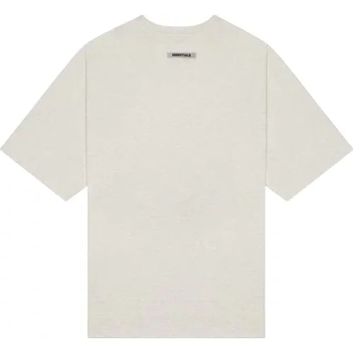 Plain cream-colored short sleeve t-shirt from God Essentials Boxy collection