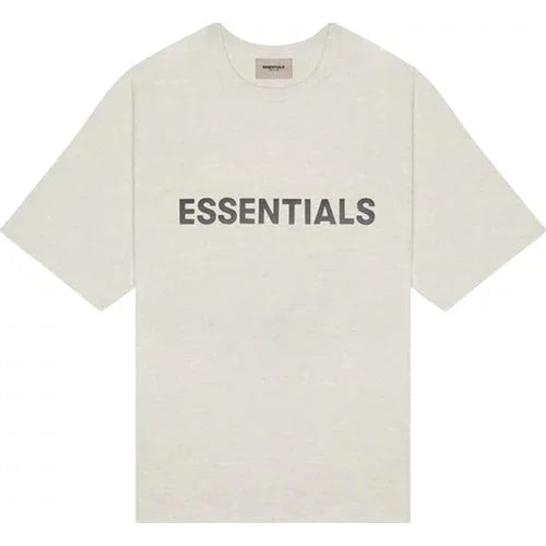 Off-white Fear of God Essentials Boxy T-Shirt with ESSENTIALS text printed on front