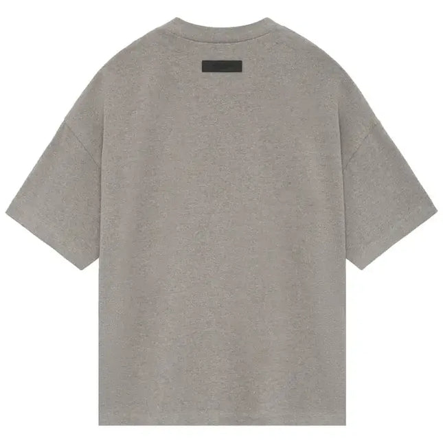 Gray short-sleeved t-shirt from Fear of God Essentials Core Collection Heavy Tee