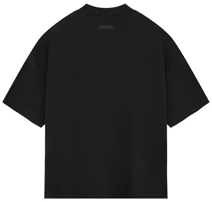 Black short-sleeved Fear of God Essentials Crewneck Tee for stylish casual wear