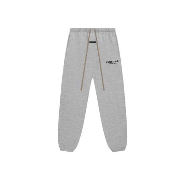 Light gray Fear of God Essentials Fleece Essential Sweatpant with drawstring waist