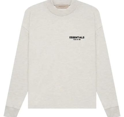 Fear of God Essentials L/S T-shirt (SS22) - Light Oatmeal