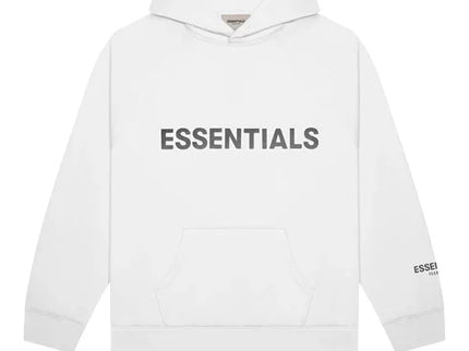 Fear of God Essentials Pullover Hoodie Applique Logo White