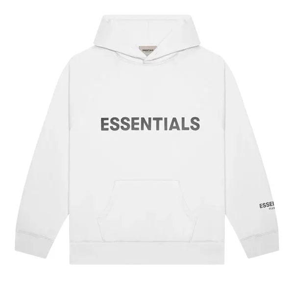 Fear of God Essentials Pullover Hoodie Applique Logo White