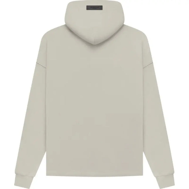 Light beige Fear of God Essentials Relaxed Hoodie in heavyweight cotton-rich jersey