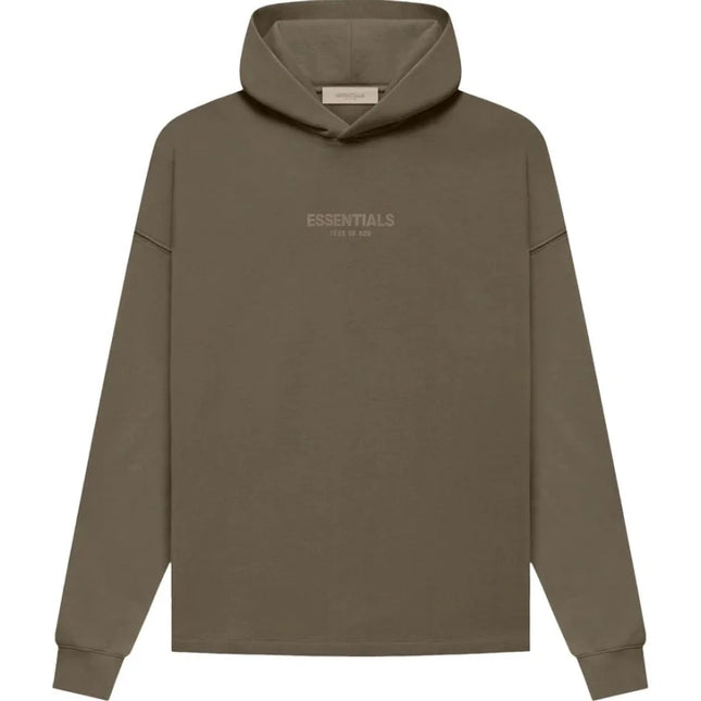 Fear of God Essentials Relaxed Hoodie - Wood / XXS