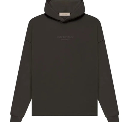 Fear of God Essentials Relaxed Hoodie - Off Black / S