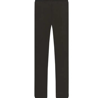 Black Fear of God Essentials Sweatpants with elastic cuffs for a stylish, comfortable fit