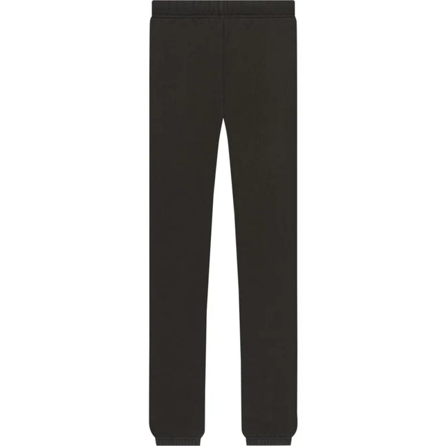 Black Fear of God Essentials Sweatpants with elastic cuffs for a stylish, comfortable fit