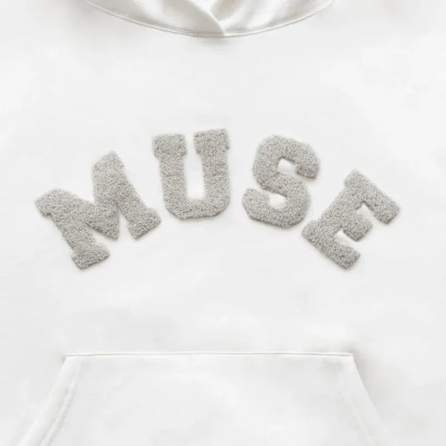 Heavyweight Chenille Hoodie - Sweet Milky / M