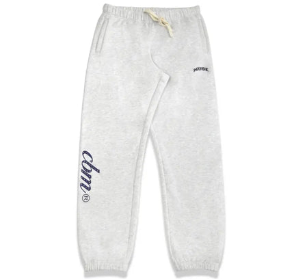 Gray Heavyweight Joggers with drawstring for a stylish look with Nike Dunk shoes