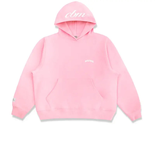 Pink hooded sweatshirt from Heavyweight Tracksuit, perfect blend for Nike Dunk style