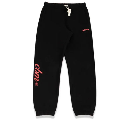 Heavyweight Tracksuit Black Sweatpants with Drawstring, perfect blend for Nike Dunk style