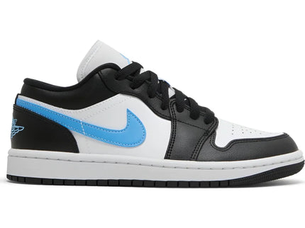 Jordan 1 Low Black University Blue White (W)