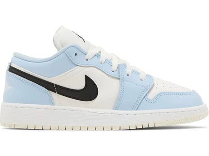 Jordan 1 Low Ice Blue Black (GS)