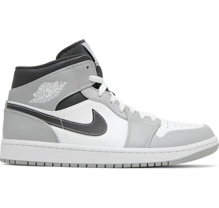 Air Jordan 1 Mid sneaker in light smoke grey and anthracite colorway