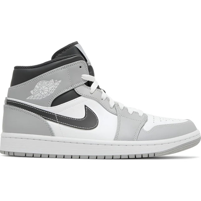 Air Jordan 1 Mid sneaker in light smoke grey and anthracite colorway