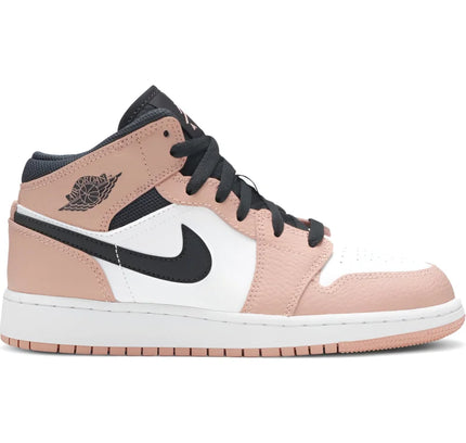 Jordan 1 Mid Pink Quartz (GS) - 6.5Y