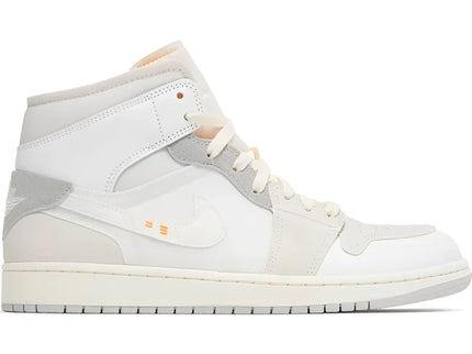 Jordan 1 Mid SE Craft Inside Out White Grey - 9 (M)