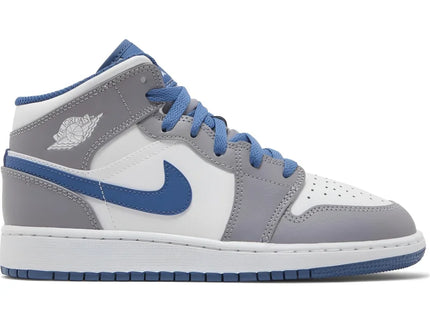 Jordan 1 Mid True Blue Cement (GS)