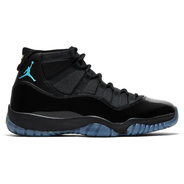 Jordan 11 Retro Gamma Blue Nike high-top sneaker with patent leather