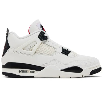 Jordan 4 Retro OG Flight Club black white sneaker with mesh upper