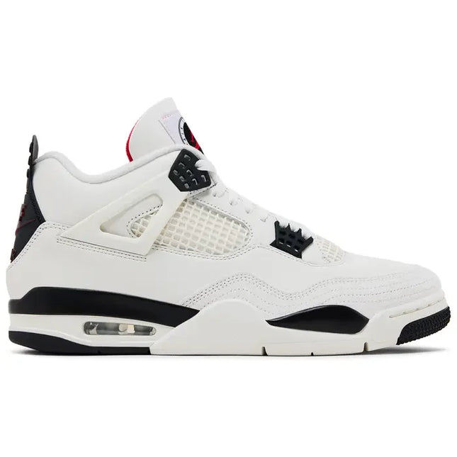 Jordan 4 Retro OG Flight Club black white sneaker with mesh upper
