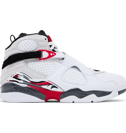 Jordan 8 Retro Bugs Bunny white red sneaker with black accents