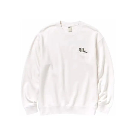 KAWS x Uniqlo Longsleeve White Sweatshirt Boutique Step in Style
