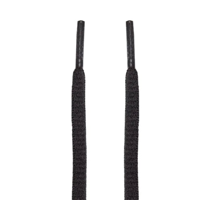 Black adidas Yeezy oval shoelaces for low Dunks Nike and other sneaker models