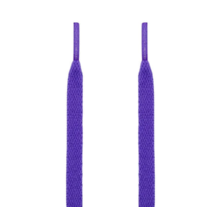 Purple shoelaces for Nike Dunk and Jordan 4 shoes from Lace Up Jordan Flat Shoelaces