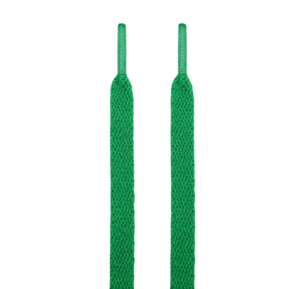 Green flat shoelaces for Nike Dunk and Jordan 4 low Dunks sneakers