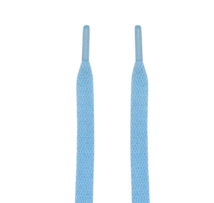 Light blue Lace Up Jordan Flat Shoelaces for Nike Dunk Low Dunks and Jordan 4 sneakers