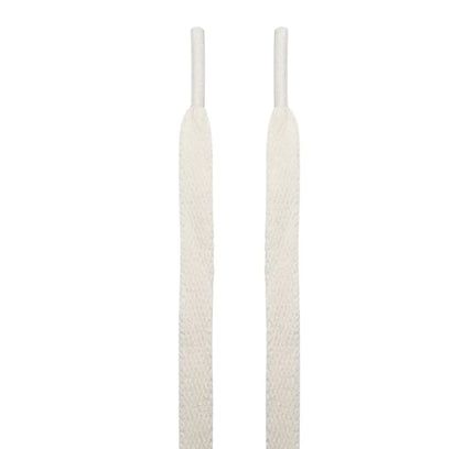 Pair of white shoelaces for Nike Dunk Jordan 4 and Low Dunks Nike sneakers