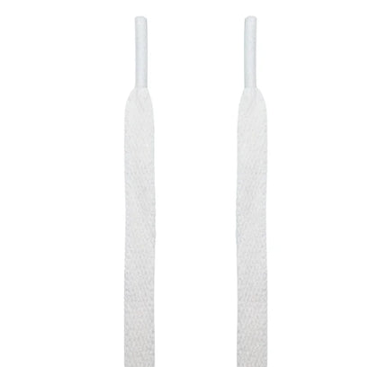 Pair of white shoelaces for Nike Dunk Jordan 4 Low Dunks Nike Dunk sneakers