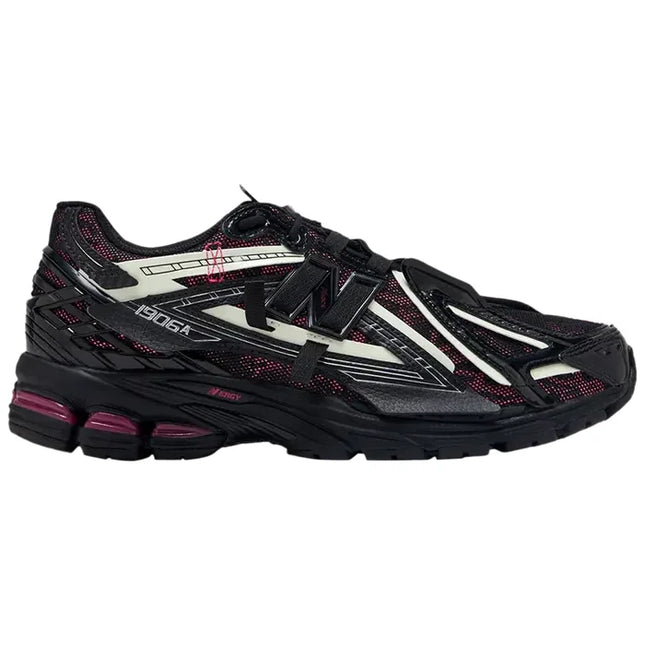 New Balance 1906A Black Pink athletic sneaker with white accents for active wear