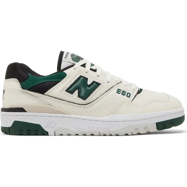 New Balance 550 Sea Salt Pine Green - 10 (M)