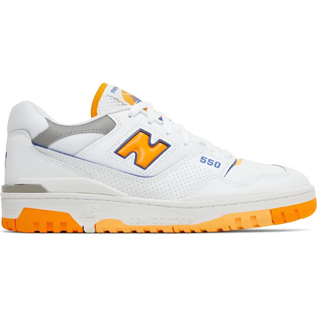 New Balance 550 White Vibrant Orange