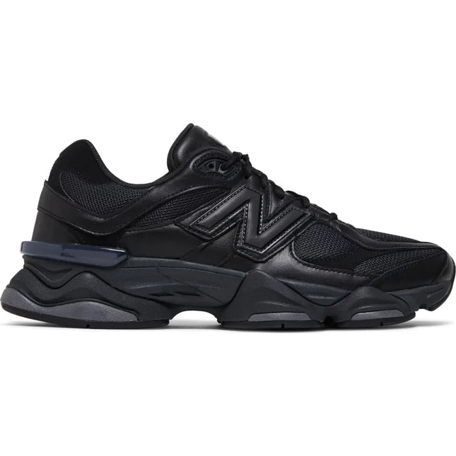 New Balance 9060 Triple Black Leather