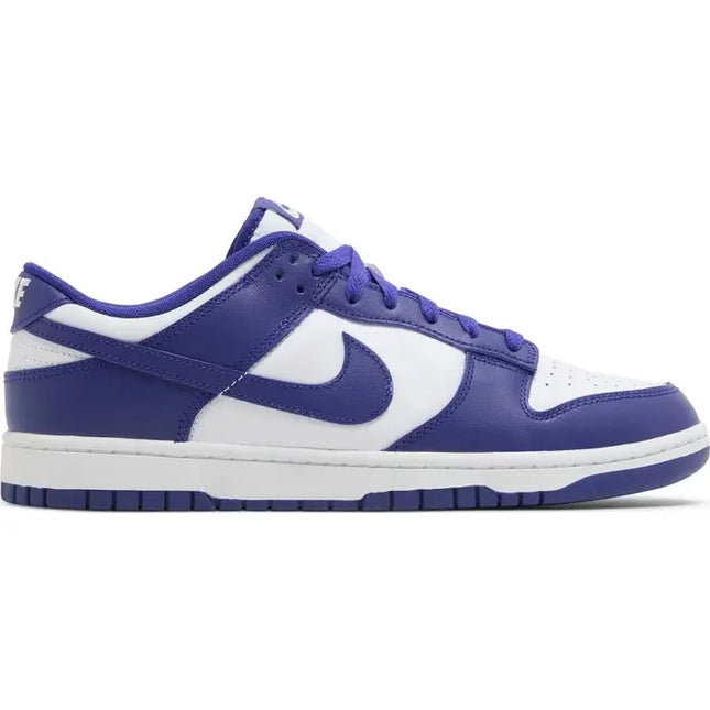 Nike Dunk Low Concord sneaker in purple and white colorway for stylish comfort