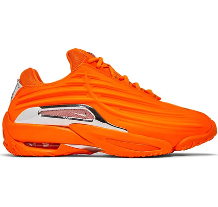 Bright orange Nike Hot Step 2 Drake NOCTA with metallic accents and ribbed design