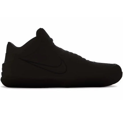 Black nike kobe 4 protro draft day pack basketball shoe with sleek all black design in sealed blind box packaging