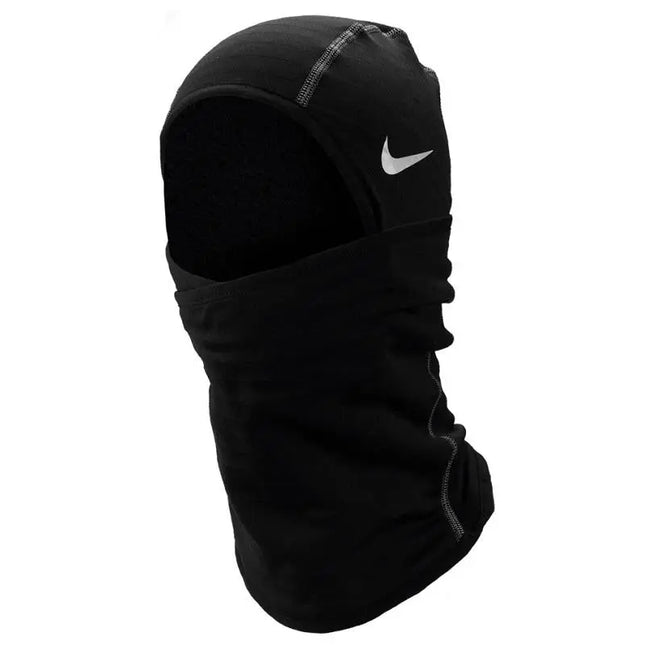 Black Nike balaclava with reflective swoosh logo for Nike Dunk enthusiasts