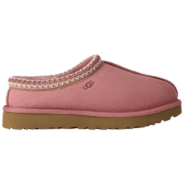 UGG Tasman II Slipper Pink Dawn with braided collar and rubber sole for women